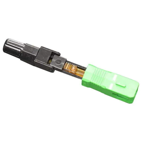 Blake UK Single Mode SC/APC Fibre Optic Coupler Simplex Green