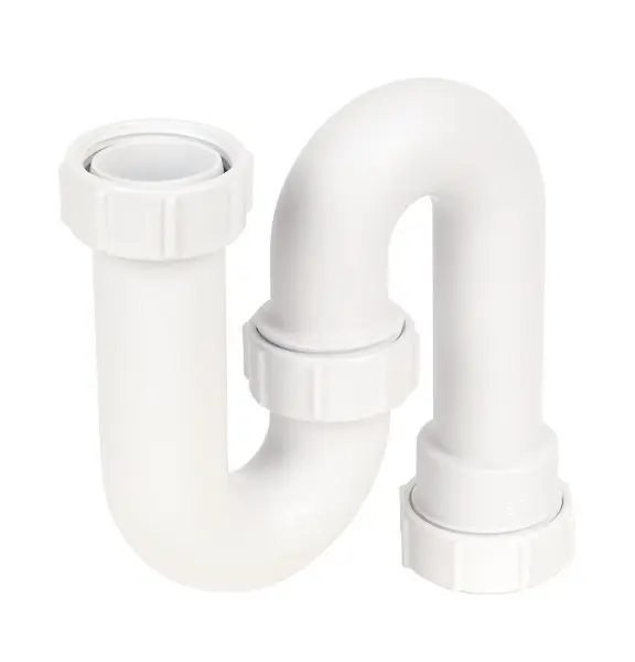 McAlpine Basin S-Trap, White, Polypropylene, 32 mm