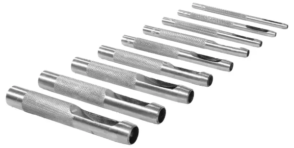 Hollow Hole Punch Set, 9 Piece