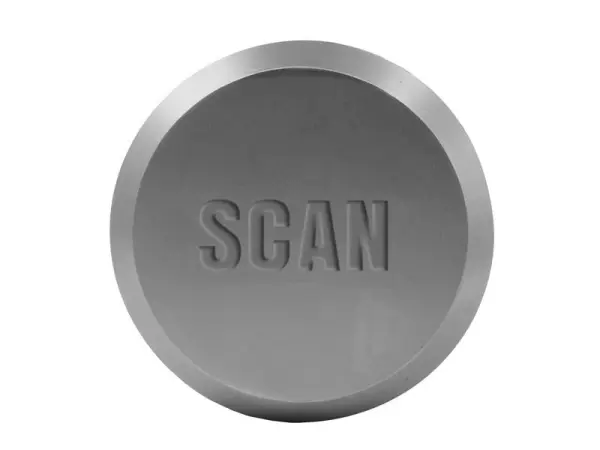 Cadeado Pesado Scan para Furgões, Niquelado, 75mm