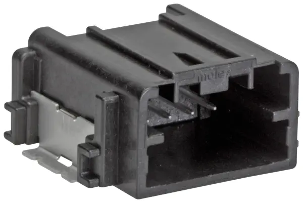 MOLEX Mini50 34912 Series Right Angle Plug Connector, 4 Contacts, PCB Pin