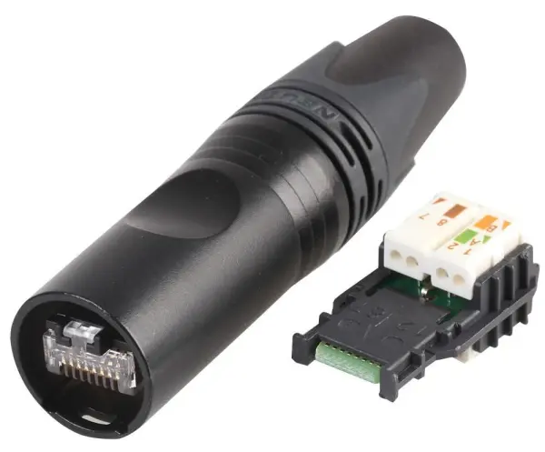 NEUTRIK Connecteur Ethercon Cat6A RJ45 Noir, IP65