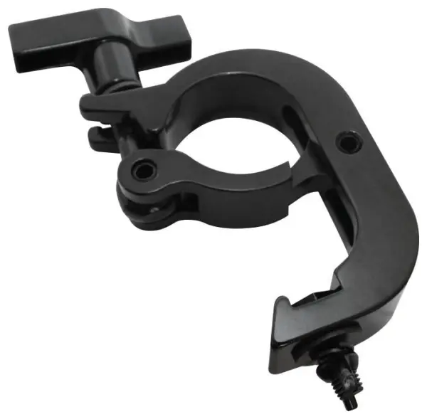 GLOBAL TRUSS Abraçadeira de Treliça com Bloqueio Automático, Preta, para Tubos 