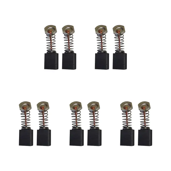 CarbonBr - Lot de 5 paires de balais carbone pour Makita CB422 (6x9x13.5/12mm)