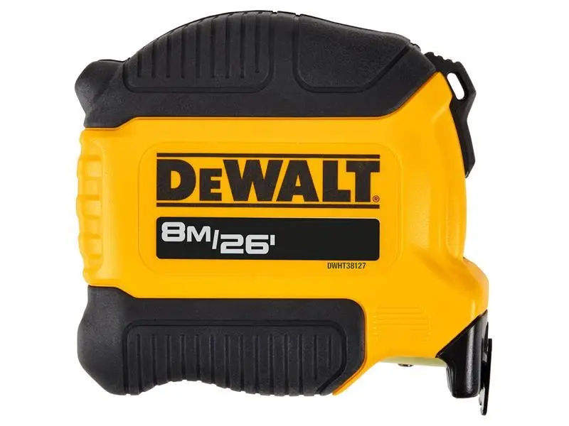 DEWALT Compact Tape Measure 8m/26ft, 28mm Wide