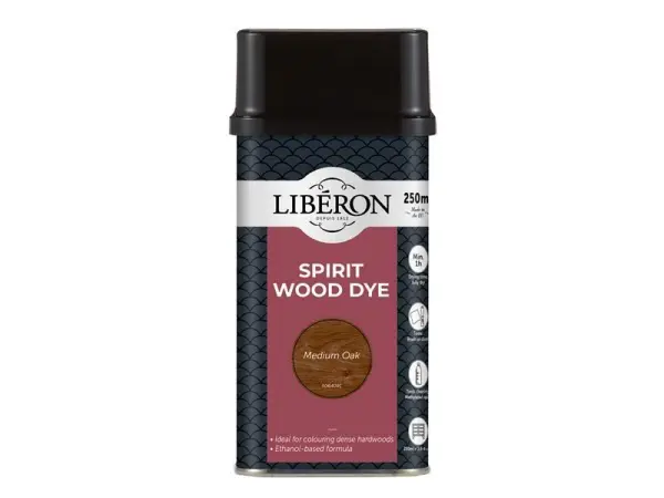 Liberon Tinta para Madeira Spirit, Carvalho Médio, 250ml