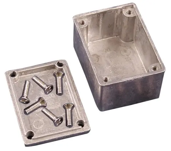 Hammonds Die Cast Aluminium Enclosure 52.5x38x31mm IP54
