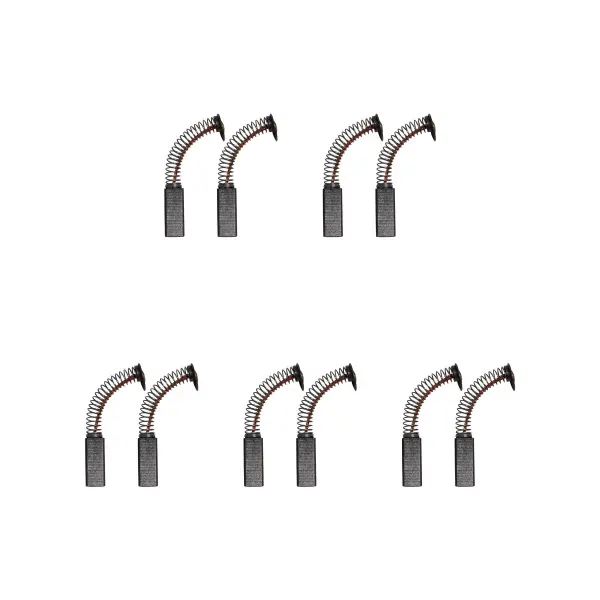 CarbonBr 5套裝 - 2x碳刷 - 適用於Rowenta-Kenwood攪拌機 (尺寸: 5.5 X 7.2 X 19.5毫米)