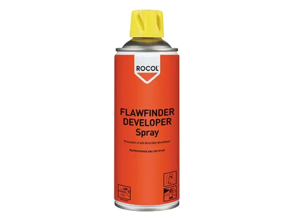 ROCOL Flawfinder Aérosol Détecteur de Défauts 400ml pour Contrôle des Fissures