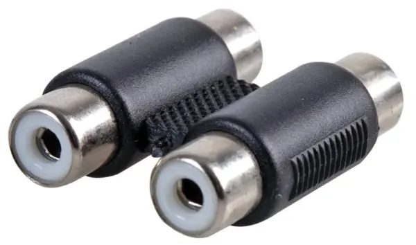 PRO SIGNAL - 2x RCA Phono-Steckverbinder zu 2x RCA Phono-Steckverbinder Kuppler