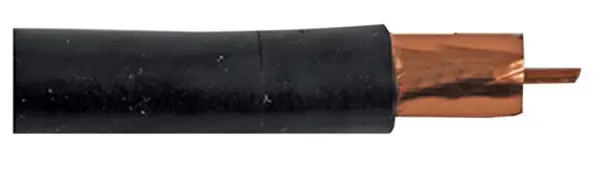 PRO POWER CP100 Koaxiální kabel, černý, na cívce 100m
