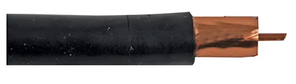 PRO POWER CP100 Coaxiale Kabel, Zwart, 100m Haspeel