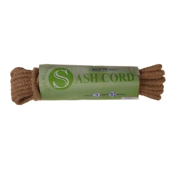 Raraion Jute Sash Cord No. 3, 5 mm x 10 m