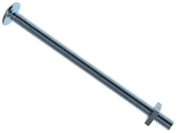 METALMATE® Śruby i Nakrętki Dachowe M6 x 100mm (25 szt.)