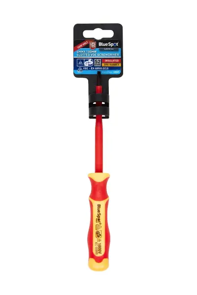 Blue Spot Tools - Pemutar Skru VDE Bersela, 4mm x 100mm