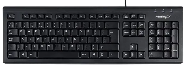 Kensington ValuKeyboard Wired USB Keyboard Black