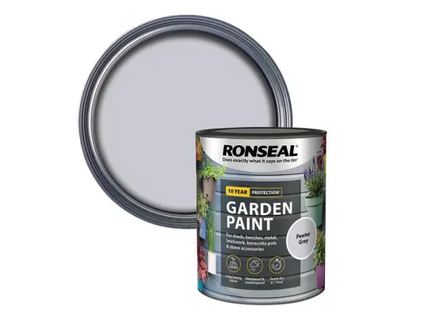 Ronseal Tuinverf Pewter Grijs 750ml