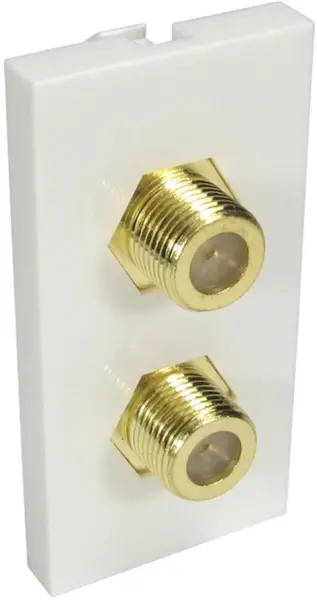Coupleur F-Type Femelle à Femelle PRO SIGNAL Euromodule, 50 x 25mm