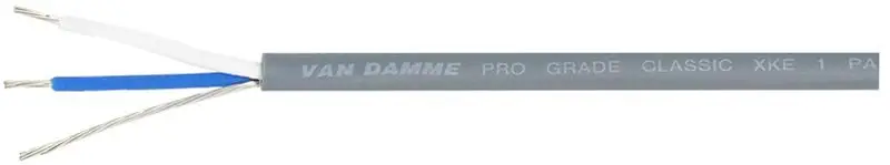 VAN DAMME - Kabel Pemasangan Pro Grade Classic XKE 1 Pasang, Kelabu, 100m