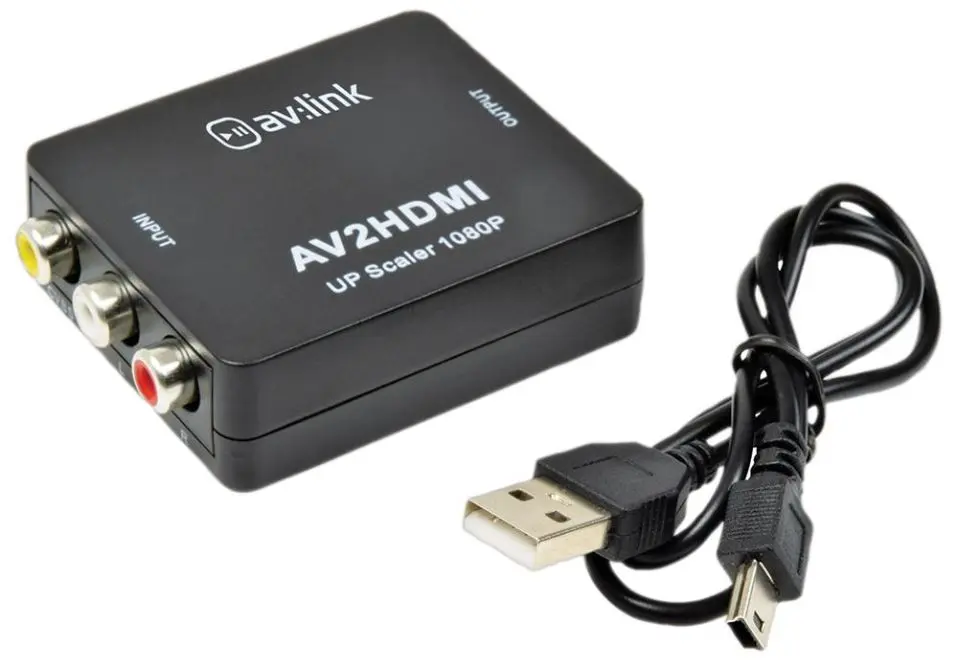 AV:LINK Composite RCA to HDMI Converter with Full HD Support