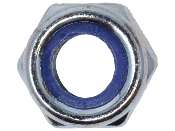 METALMATE Type P Nylon Insert Nuts, Zinc Plated - M6 (Box 100)