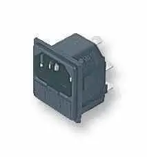 Bulgin PF0011/15/63 ヒューズ付きIEC入力端子 10A 250V スナップイン式