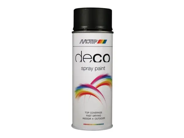 MOTIP Vernice Spray Deco Opaca - RAL 9005 Nero Profondo 400ml