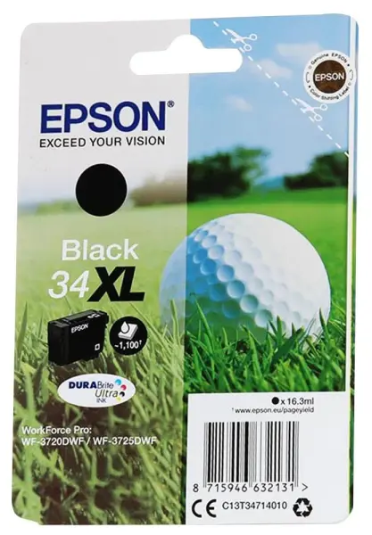 Epson 34XL High Capacity Original Ink Cartridge Black