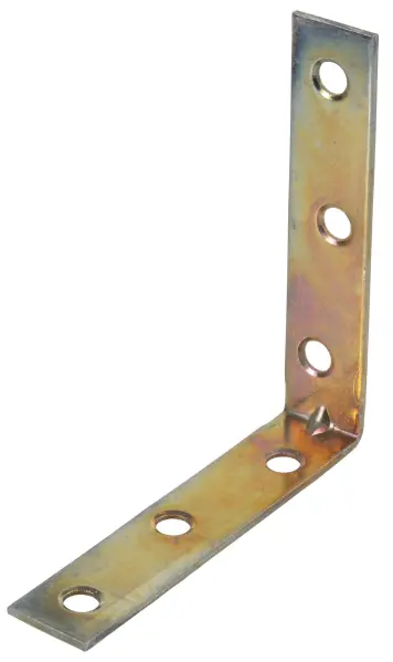 75mm (3 Inch) Zinc Plated Corner Braces, Pack of 10