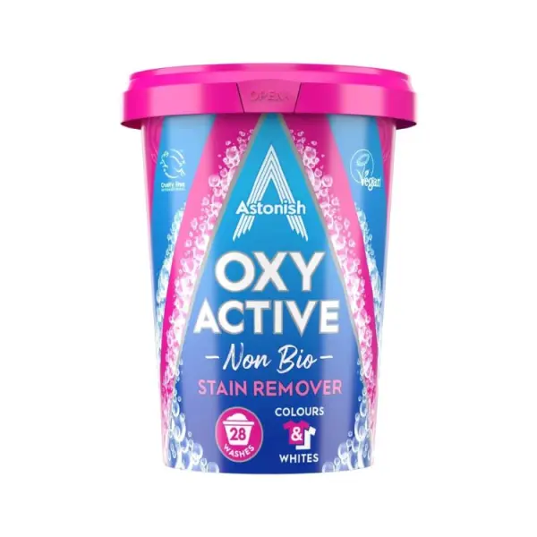 Astonish Oxi Active Non-Bio Stain Remover 625g