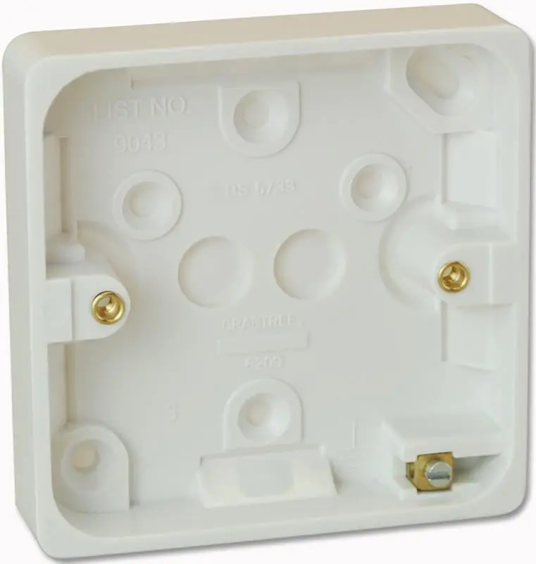 CRABTREE - 1-fach Aufputz-Dose 20mm tief