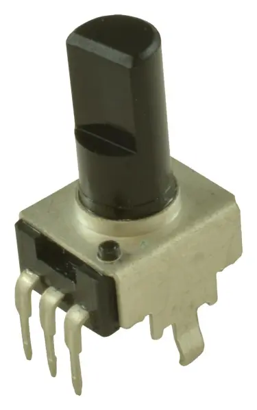 BOURNS PTV09A Series 10K Carbon Rotary Potentiometer, 1-Turn Linear, 50mW, 9mm