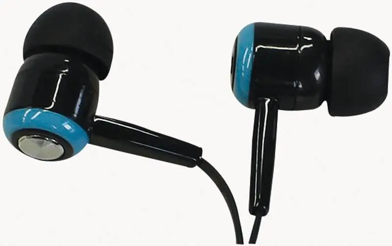 PRO SIGNAL In-Ear Earphones, Digital Stereo, Black & Blue