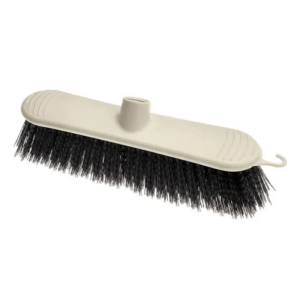 Addis Plastic Broom Head with Soft Bristles, Linen Beige