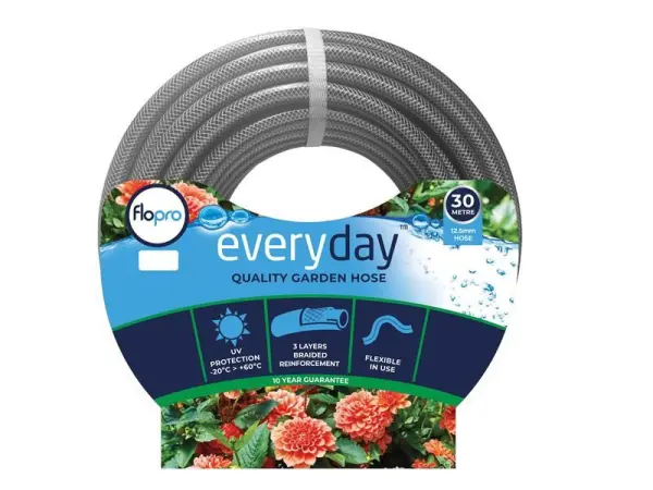 Flopro Everyday Hose 30m - Weatherproof & Flexible