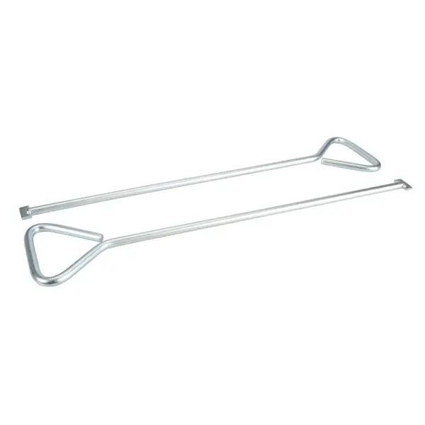 Silverline Llave para Tapas de Alcantarilla, Extremo en T, Paquete de 2, 620mm