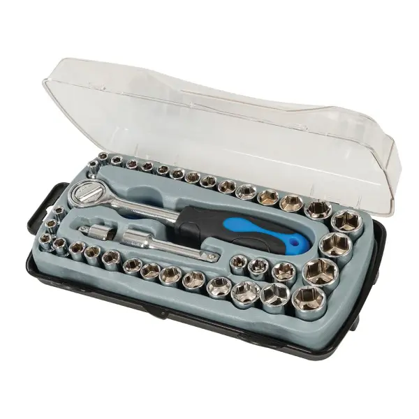 Silverline Compact Socket Set 39-Piece