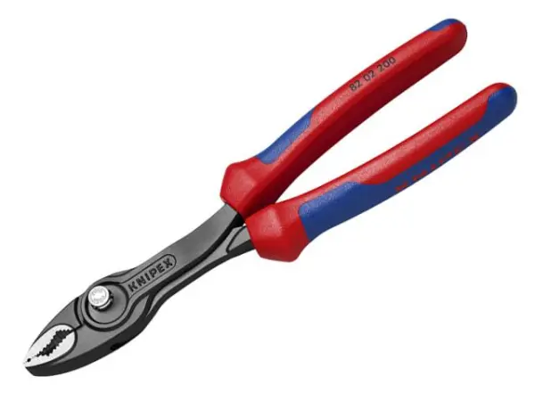 Pince à glissière TwinGrip Knipex à ergots multiples, 200mm