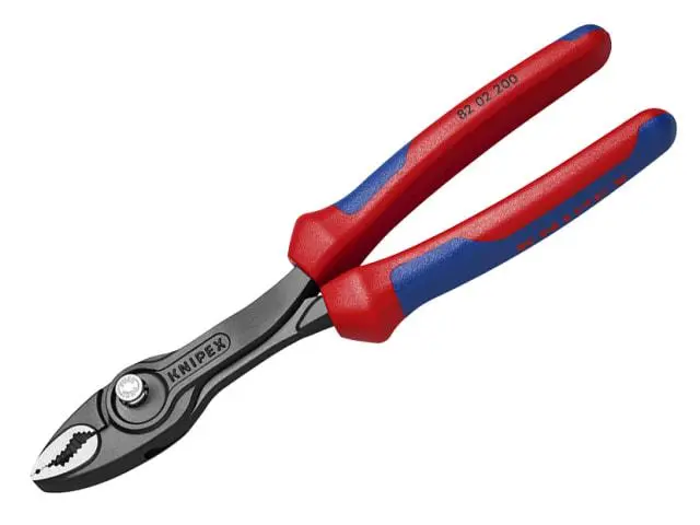 Knipex TwinGrip 슬립 조인트 플라이어, 멀티컴포넌트 그립, 200mm