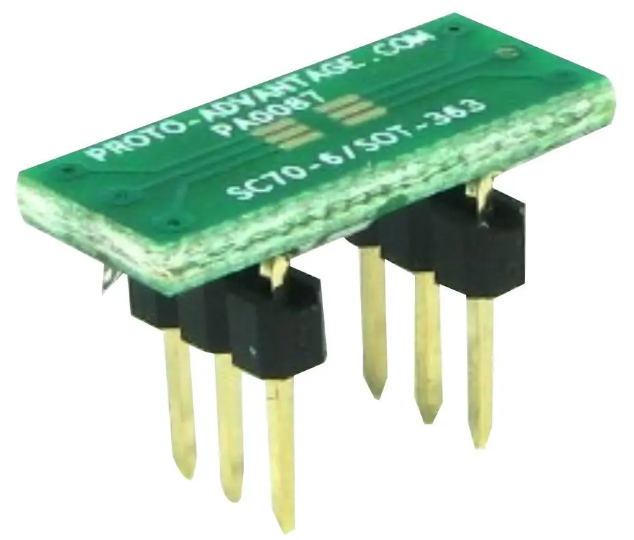 PROTO ADVANTAGE Adattatore SC70-6/SOT363 a DIP6, 0.65mm