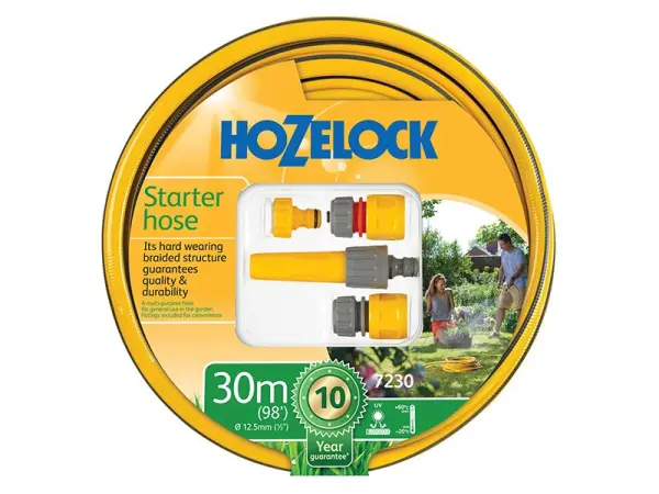 Hozelock Set de Inicio de Manguera Maxi Plus, 30m x 12.5mm (1/2 pulgada)