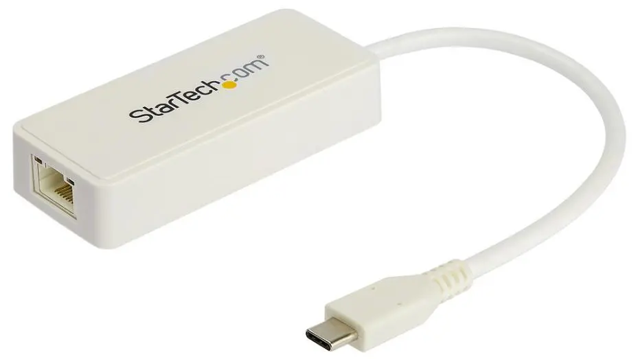 STARTECH Adaptador USB-C para Rede Gigabit com Porta USB 3.0