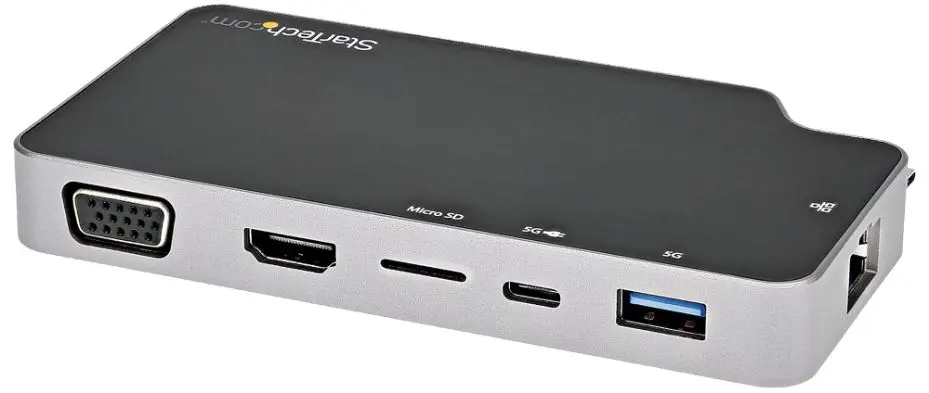 StarTech USB-C Multiport Adapter with HDMI, VGA, USB Hub & 100W PD