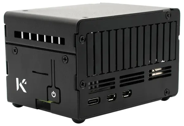 KKSB Aluminium Raspberry Pi 5 Case Black