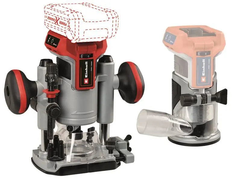 Einhell TP-RO 18 Set Li BL-Solo Power X-Change Fréza, 18V (bez baterie)