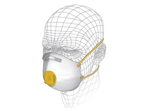 Vitrex Premium Valved P2 Respirator for Power Tools & MDF