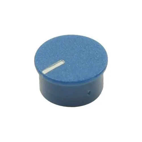 MULTICOMP PRO Skirtless Knob Cap with White Marker Line - White Blue