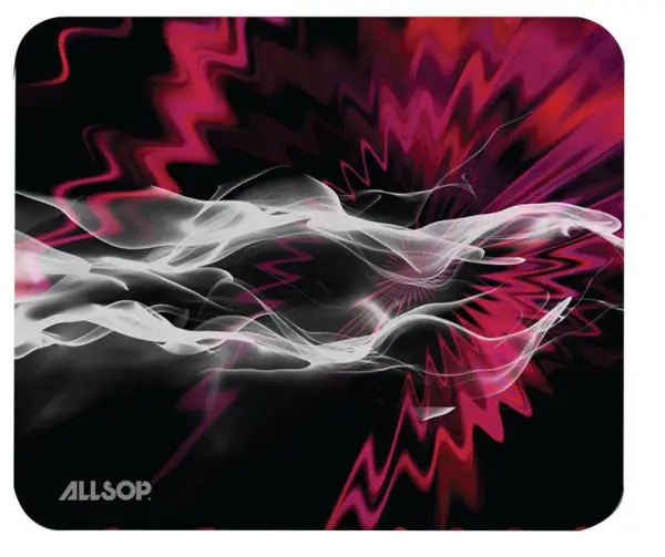 ALLSOP Tapis de souris Red Whisp - Rouge