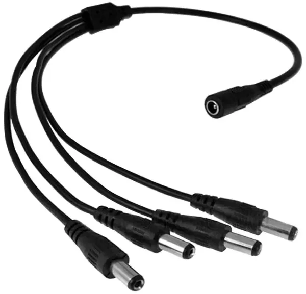 TIGER POWER SUPPLIES - Kabel Splitter 2.1mm AWG - 1 ke 2 Way