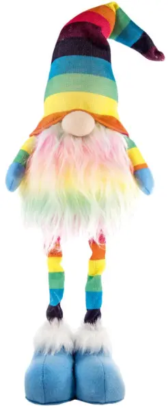 PREMIER Stehender Regenbogen-Gnome, 50cm